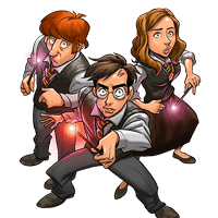 Dwójka wybranców (no i Ron)