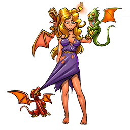 Poirytowana matka smoków